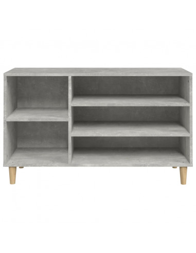 Scarpiera Grigio Cemento 102x36x60 cm in Legno Multistrato