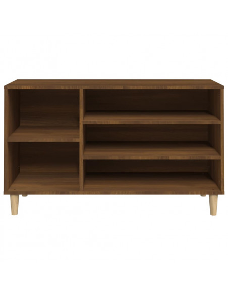 Scarpiera Rovere Marrone 102x36x60 cm in Legno Multistrato