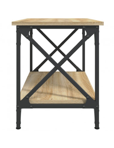 Tavolino Rovere Sonoma 55x38x45 cm in Legno Multistrato