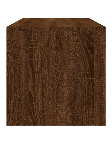 Tavolino Salotto Rovere Marrone 100x40x40 cm Legno Multistrato