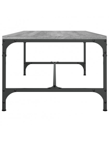 Tavolino da Salotto Grigio Sonoma 80x50x35 cm Legno Multistrato