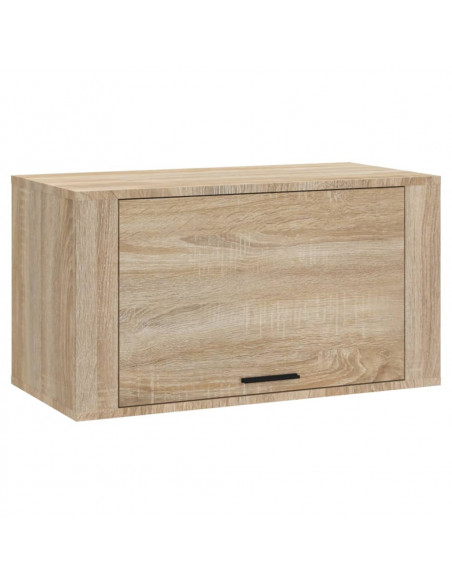 Scarpiera a Parete Rovere Sonoma 70x35x38 cm Legno Multistrato