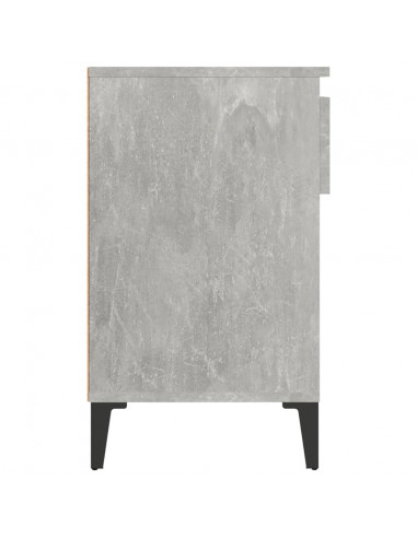 Scarpiera Grigio Cemento 102x36x60 cm in Legno Multistrato