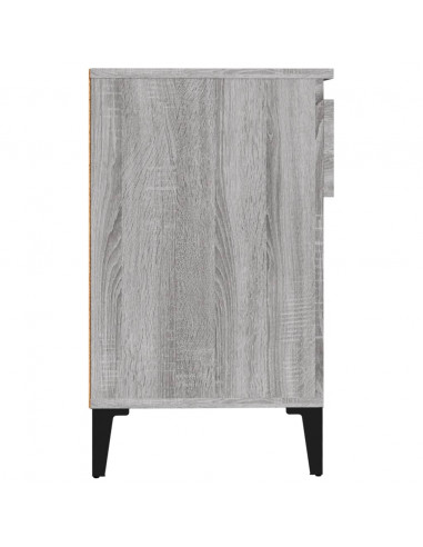 Scarpiera Grigio Sonoma 102x36x60 cm in Legno Multistrato