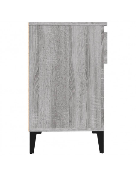 Scarpiera Grigio Sonoma 102x36x60 cm in Legno Multistrato
