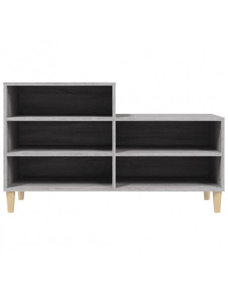 Scarpiera Grigio Sonoma 102x36x60 cm in Legno Multistrato