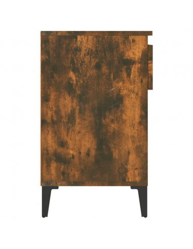 Scarpiera Rovere Fumo 102x36x60 cm in Legno Multistrato