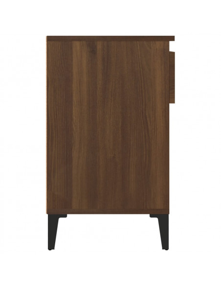 Scarpiera Rovere Marrone 102x36x60 cm in Legno Multistrato