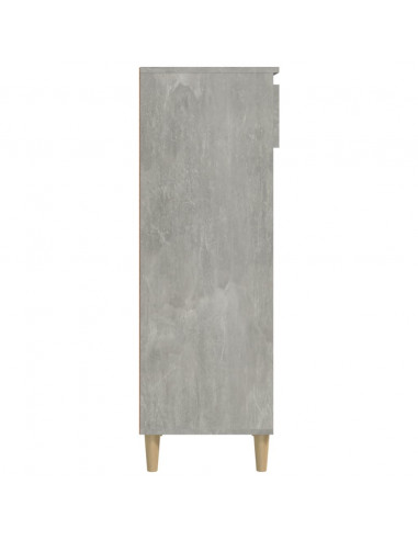 Scarpiera Grigio Cemento 40x36x105 cm in Legno Multistrato
