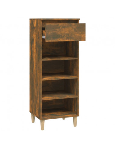 Scarpiera Rovere Fumo 40x36x105 cm in Legno Multistrato