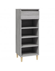 Scarpiera Grigio Sonoma 40x36x105 cm in Legno Multistrato 2