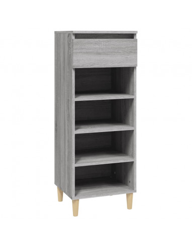 Scarpiera Grigio Sonoma 40x36x105 cm in Legno Multistrato