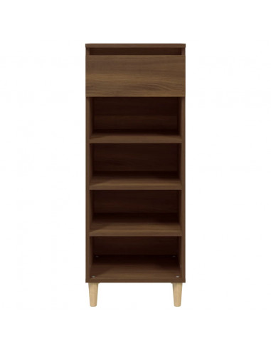 Scarpiera Rovere Marrone 40x36x105 cm in Legno Multistrato