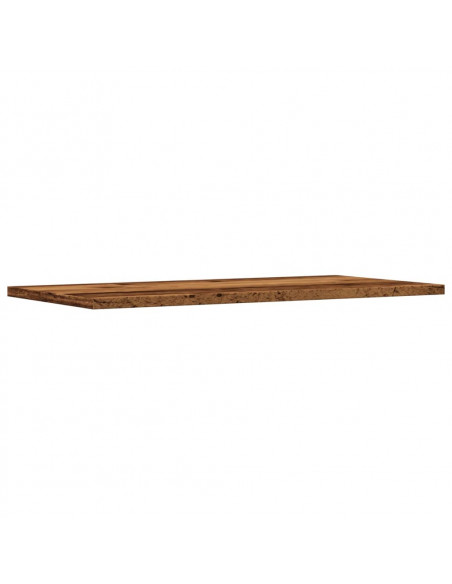 Mensole a Parete 4 pz Legno Antico 60x30x1,5 cm in Truciolato