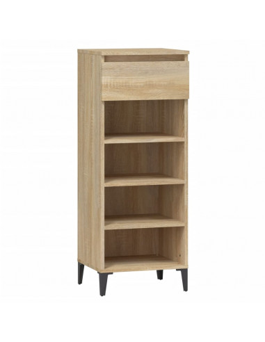 Scarpiera Rovere Sonoma 40x36x105 cm in Legno Multistrato