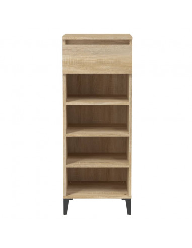 Scarpiera Rovere Sonoma 40x36x105 cm in Legno Multistrato