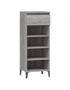 Scarpiera Grigio Sonoma 40x36x105 cm in Legno Multistrato 2