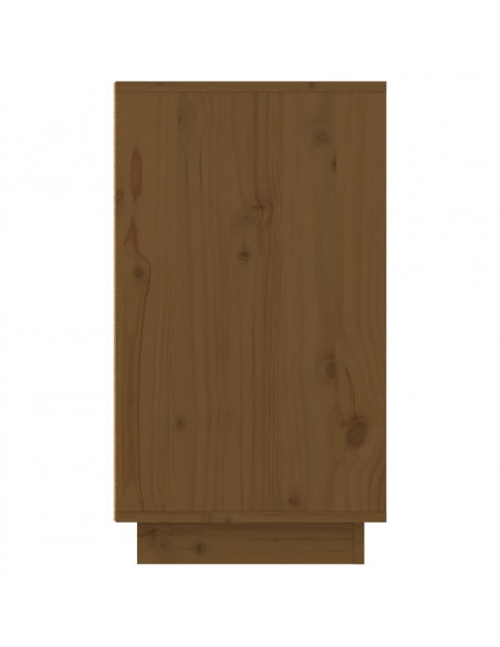 Scarpiera Miele 110x34x61 cm in Legno Massello di Pino
