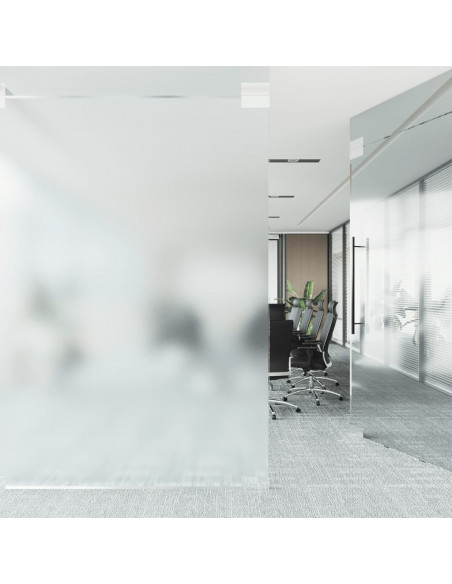Pellicola Statica Smerigliata Grigio Trasparente 60x1000 cm PVC