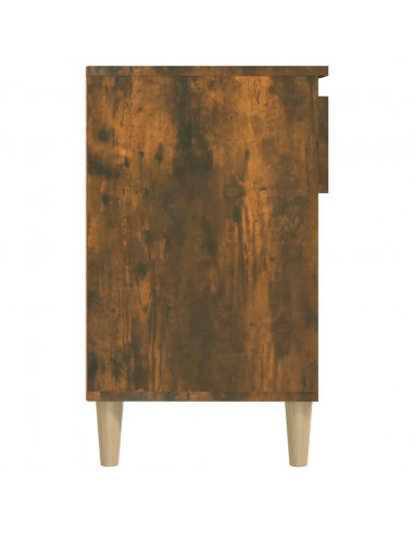 Scarpiera Rovere Fumo 102x36x60 cm in Legno Multistrato