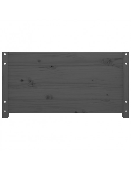 Dormeuse Grigia 90x200 cm in Legno Massello di Pino