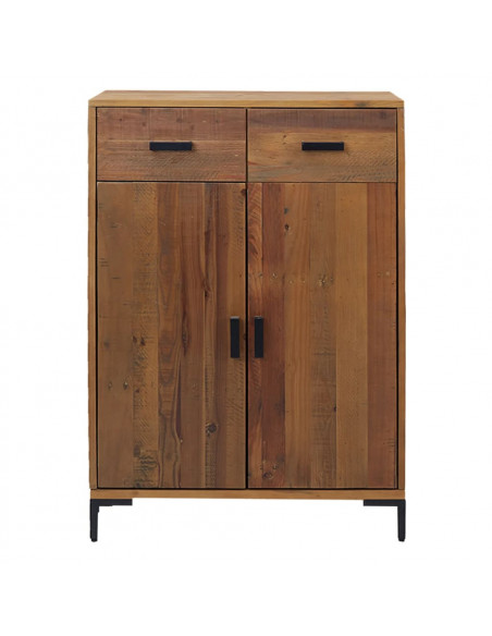 Scarpiera 75x40x110 cm in Legno Massello di Pino