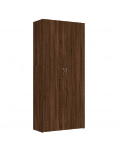 Scarpiera Rovere Marrone 80x35,5x180 cm in Legno Multistrato 2