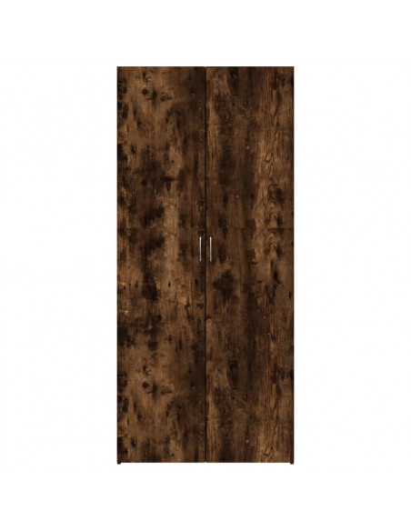 Scarpiera Rovere Fumo 80x35,5x180 cm in Legno Multistrato