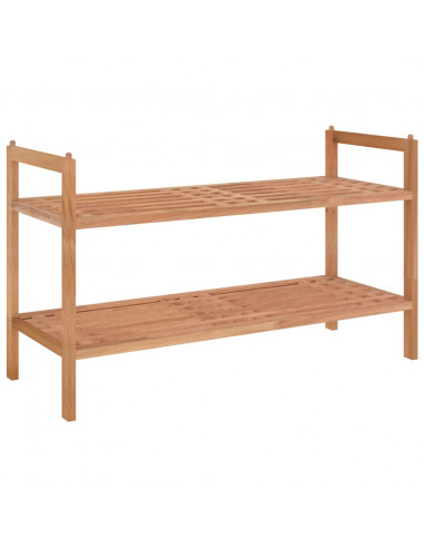 Scarpiera 69x27x41 cm in Legno Massello di Noce