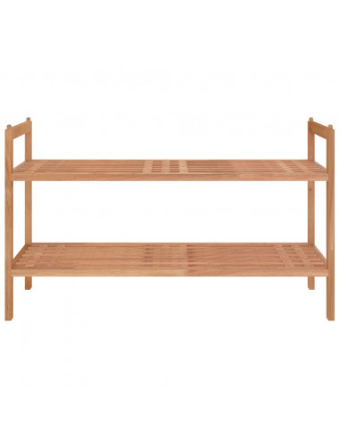 Scarpiera 69x27x41 cm in Legno Massello di Noce