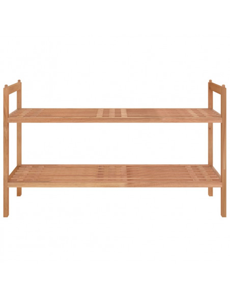 Scarpiera 69x27x41 cm in Legno Massello di Noce