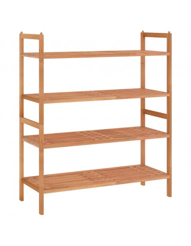 Scarpiere 2 pz 69x27x41 cm in Legno Massello di Noce