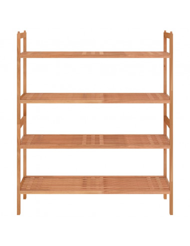 Scarpiere 2 pz 69x27x41 cm in Legno Massello di Noce