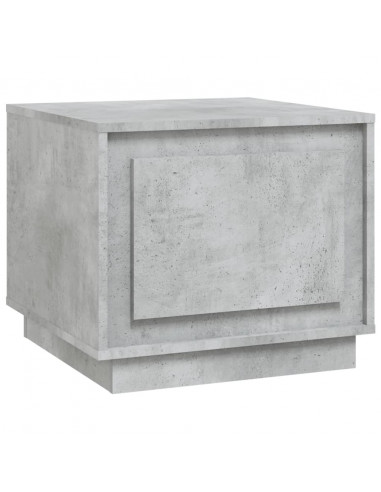 Tavolino da Salotto Grigio Cemento 51x50x44cm Legno Multistrato