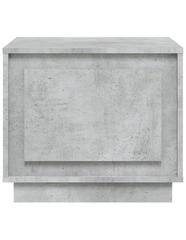 Tavolino da Salotto Grigio Cemento 51x50x44cm Legno Multistrato