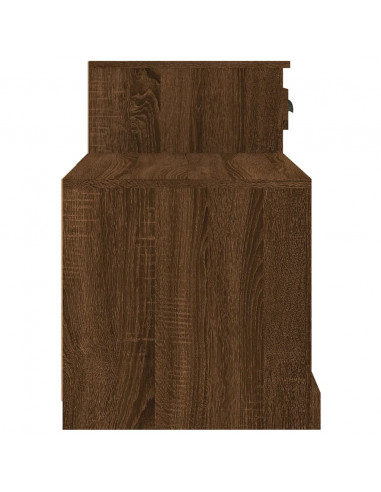 Scarpiera Rovere Marrone 100x42x60 cm in Legno Multistrato
