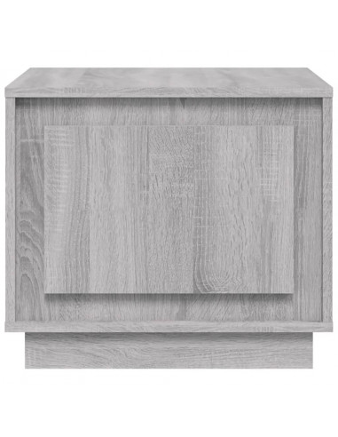 Tavolino da Salotto Grigio Sonoma 51x50x44 cm Legno Multistrato