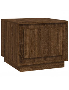 Tavolino da Salotto Rovere Marrone 51x50x44cm Legno Multistrato 2