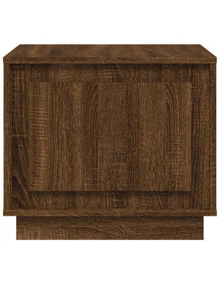 Tavolino da Salotto Rovere Marrone 51x50x44cm Legno Multistrato