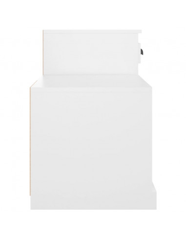 Scarpiera Bianca 100x42x60 cm in Legno Multistrato