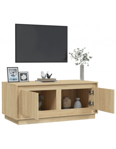 Tavolino da Salotto Rovere Sonoma 102x50x44cm Legno Multistrato