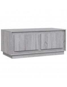 Tavolino da Salotto Grigio Sonoma 102x50x44cm Legno Multistrato 2