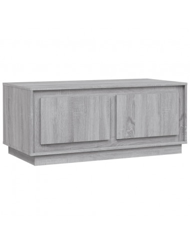 Tavolino da Salotto Grigio Sonoma 102x50x44cm Legno Multistrato