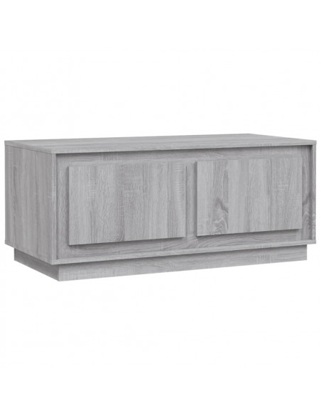 Tavolino da Salotto Grigio Sonoma 102x50x44cm Legno Multistrato