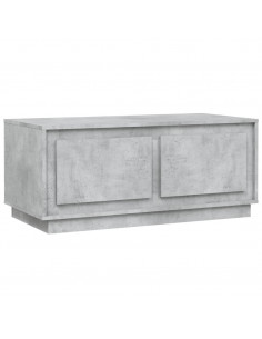 Tavolino Salotto Grigio Cemento 102x50x44 cm Legno Multistrato 2