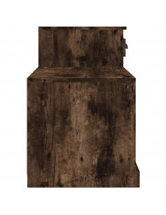 Scarpiera Rovere Fumo 100x42x60 cm in Legno Multistrato 2