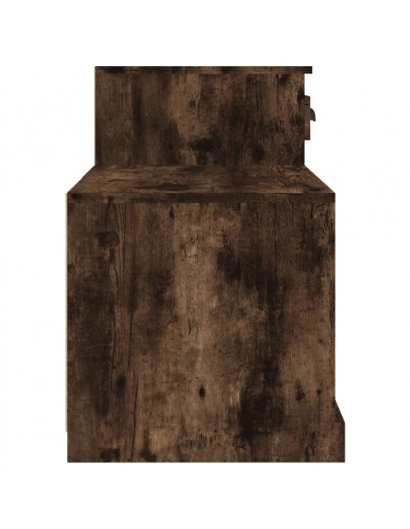 Scarpiera Rovere Fumo 100x42x60 cm in Legno Multistrato