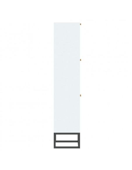Scarpiera Bianca 52x25x120 cm in Legno Multistrato