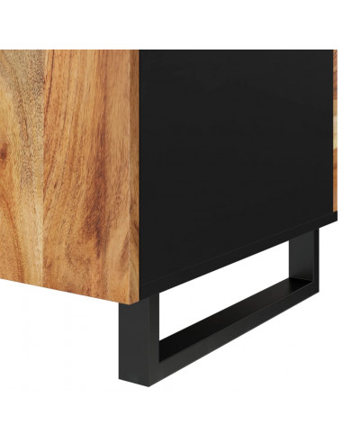 Tavolino da Soggiorno 100x54x40cm Massello Acacia e Multistrato