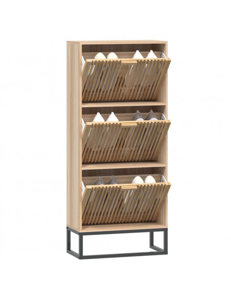 Scarpiera 52x25x120 cm in Legno Multistrato